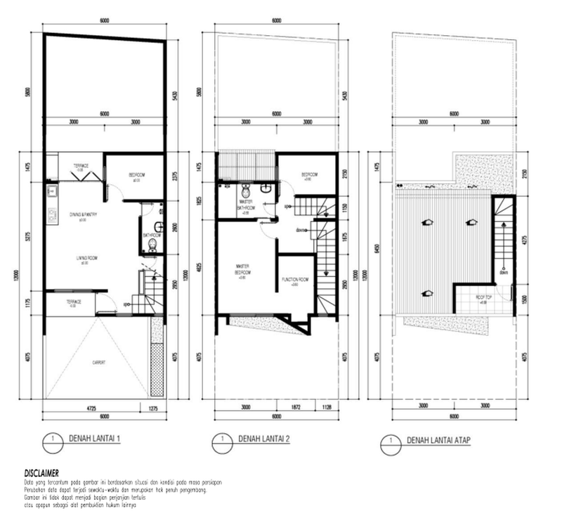 Rumah The View Bintaro | 3 KT 2 KM | Akses KRL & Fasilitas Lengkap