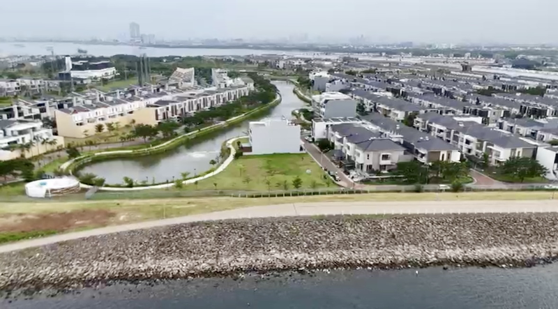 Dijual Kavling Eksklusif Hoek di Golf Island PIK - Sea View & Lake View