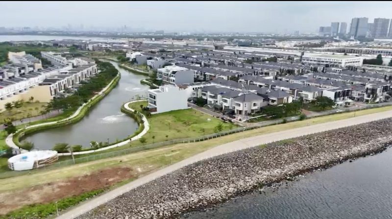 Dijual Kavling Eksklusif Hoek di Golf Island PIK - Sea View & Lake View