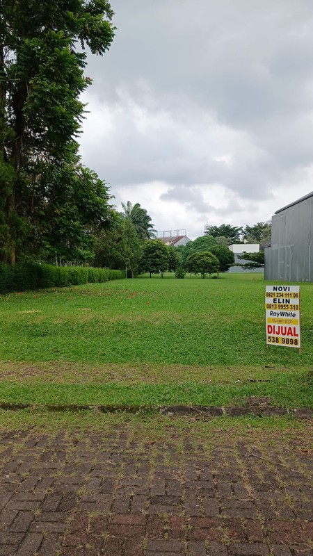 dijual cepat tanah kavling salah satu kawasan asri bsd city teras golf