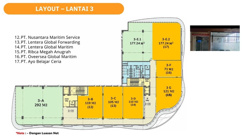 Disewakan Ruang Usaha & Kantor di Sarana Square - Retail & Office Available
