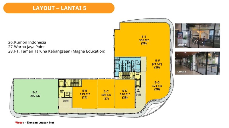 Disewakan Ruang Usaha & Kantor di Sarana Square - Retail & Office Available