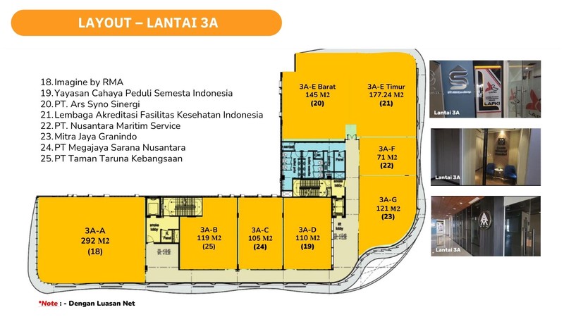 Disewakan Ruang Usaha & Kantor di Sarana Square - Retail & Office Available