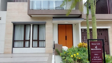 Rumah Mewah Modern 2 Lantai Cluster Reina Sofia Tipe Dali Citra City Sentul