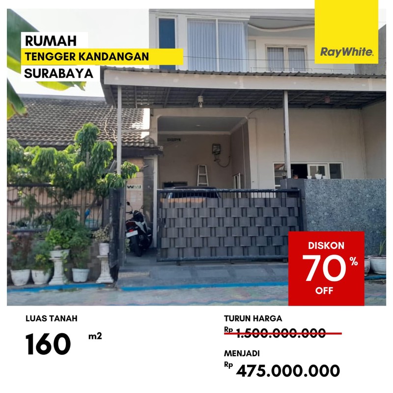 Dijual Rumah 400 Jutaan di Tengger Kandangan Benowo Surabaya