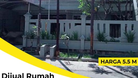 Rumah Dijual di Dharmahusada Indah Mulyorejo Surabaya Timur Siap Huni