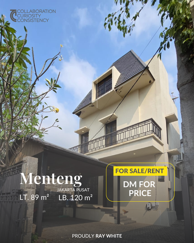 Disewakan Rumah di Menteng, Jakarta Pusat