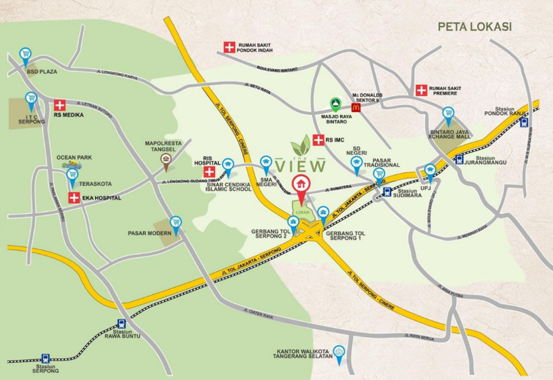 Noble at The View Bintaro | American Style Family Home 5 Menit KRL