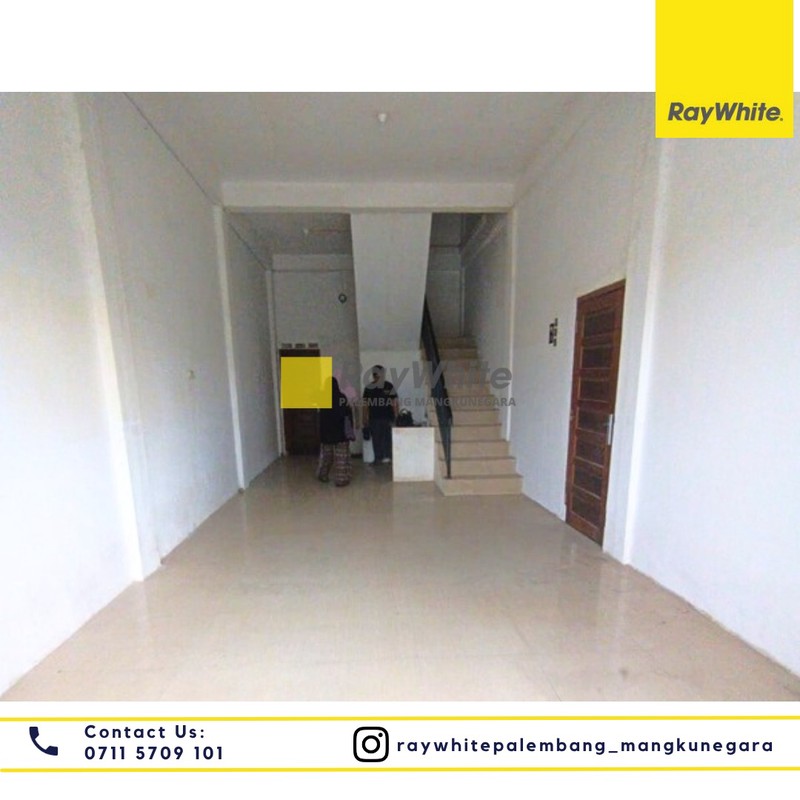 Disewakan Ruko 1 Pintu di Jl. Musi Raya Barat Kel. Sialang Kec. Sako, Kota Palembang