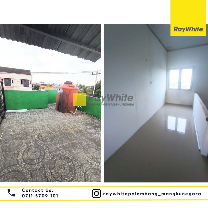 Disewakan Ruko 1 Pintu di Jl. Musi Raya Barat Kel. Sialang Kec. Sako, Kota Palembang