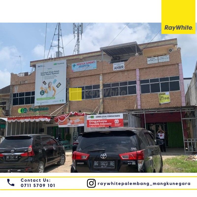 Disewakan Ruko di Jl. H. Abdul Rozak, Kel. Kalidoni, Kec. Kalidoni, Kota Palembang
