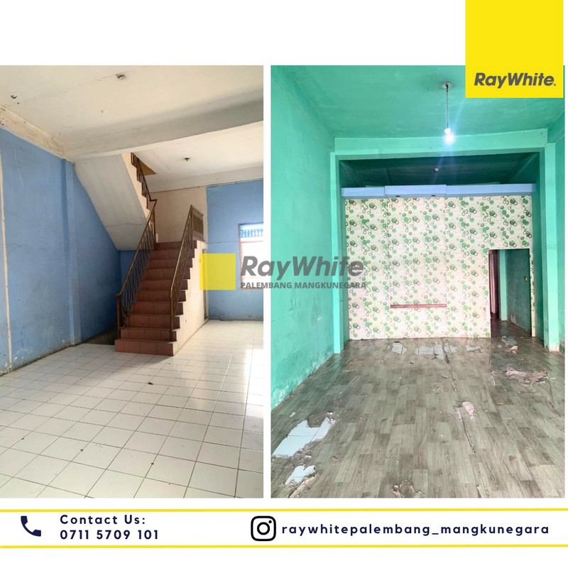 Disewakan Ruko di Jl. H. Abdul Rozak, Kel. Kalidoni, Kec. Kalidoni, Kota Palembang