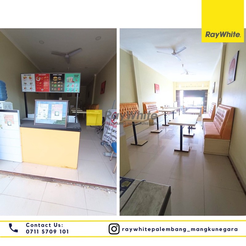 Disewakan Ruko 1 Pintu di Jl. Bambang Utoyo Kel. 2 Ilir Kec. Ilir Tim. II, Kota Palembang