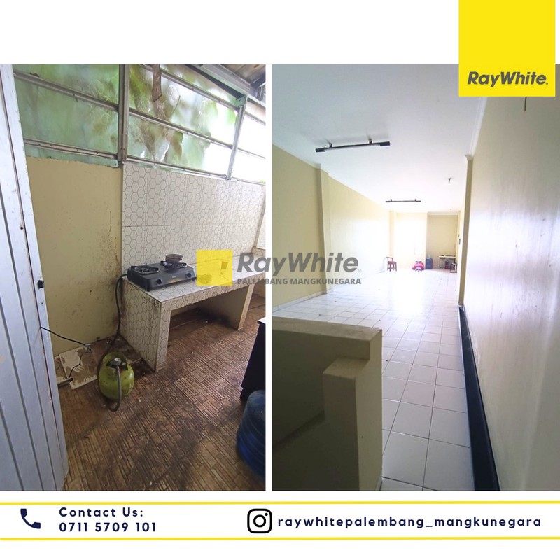 Disewakan Ruko 1 Pintu di Jl. Bambang Utoyo Kel. 2 Ilir Kec. Ilir Tim. II, Kota Palembang
