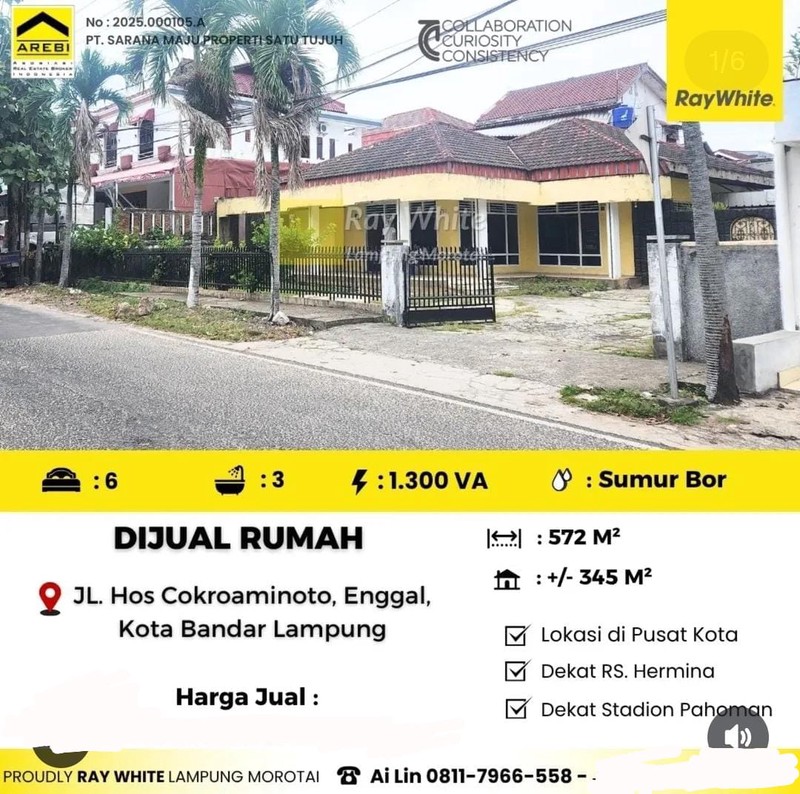 Dijual rumah murah di pusat kota