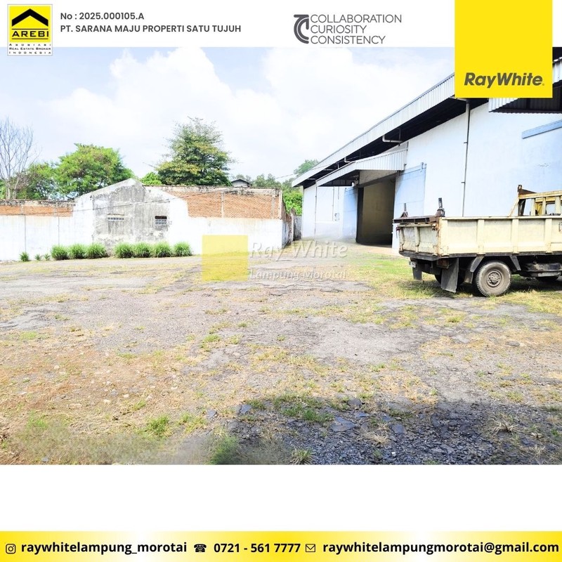 "Gudang , Ruko dan tanah strategis, lokasi prima, harga kompetitif!" tanjung karang pusat