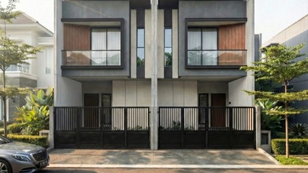 2 Milyar-an Dijual Rumah Baru Wisma Mukti - Klampis Semolo Barat - Semolowaru - New Baru Modern Minimalis 2 Lantai Surabaya Timur