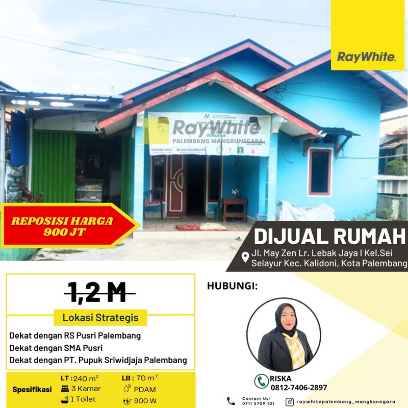 DIJUAL RUMAH SIAP HUNI TENGAH KOTA