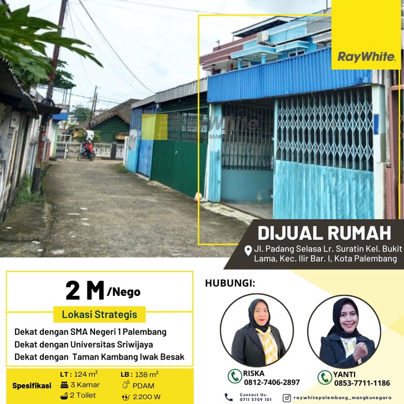 DIJUAL RUMAH HUNIAN LOKASI STRATEGIS 