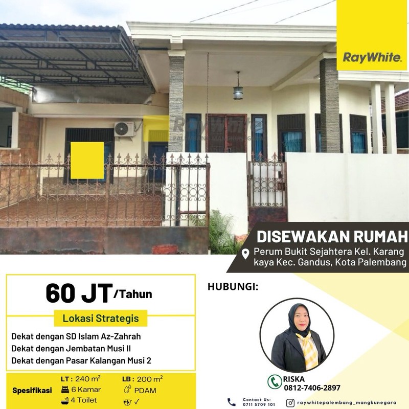 DISEWAKAN RUMAH HUNIAN NYAMAN POLIGON