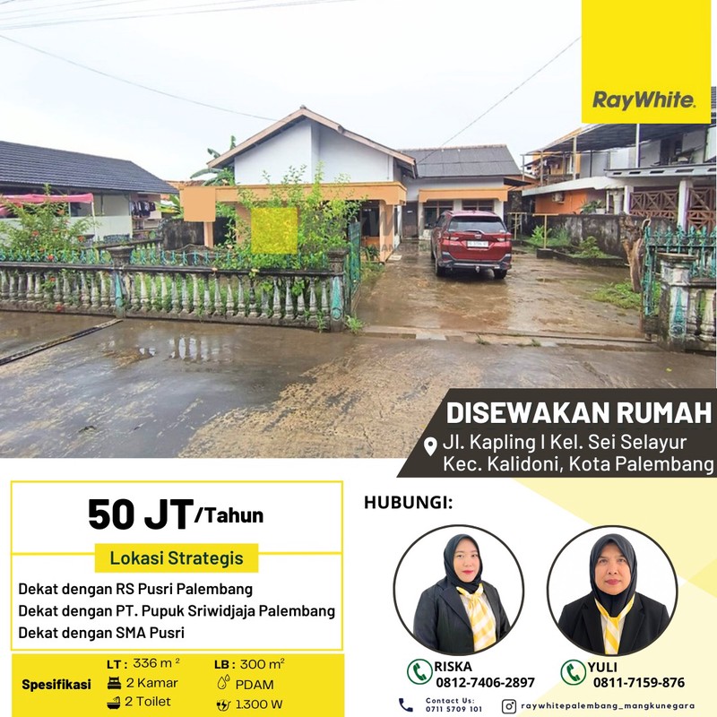 DISEWA RUMAH HUNIAN LOKASI STRATEGIS