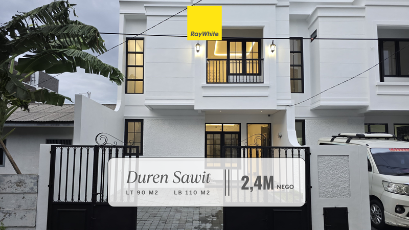 Dijual Rumah Minimalis Brand New di Kawasan Duren Sawit, Jakarta Timur! Akses dekat Toll Becakayu!