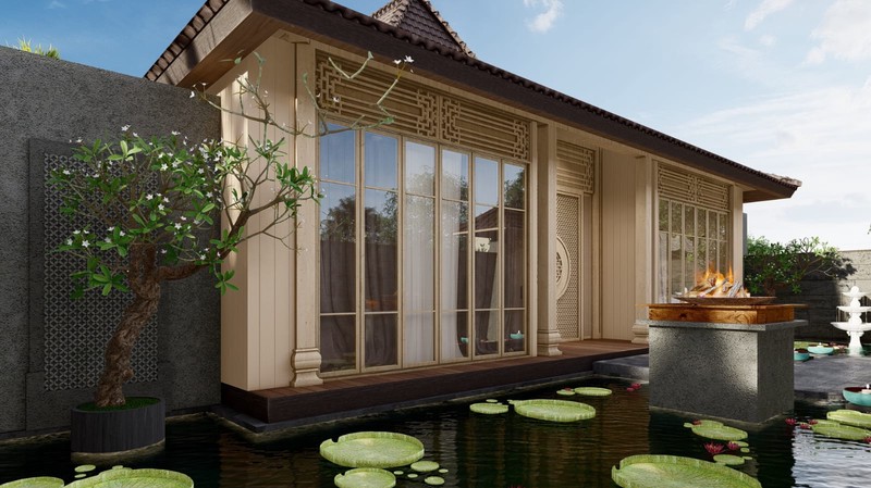 Freehold - Rare Riverside Heritage villa in Gated Berawa Enclave, Canggu, Bali