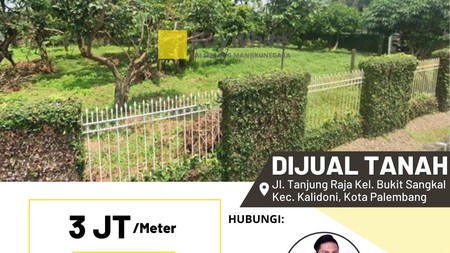 tanah jual palembang kota 