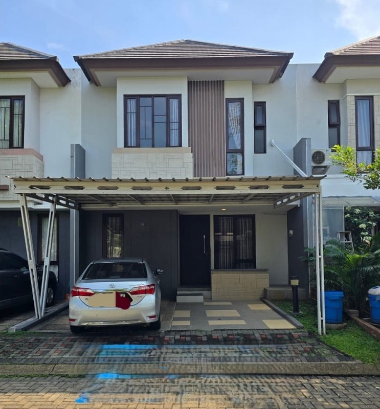 Rumah 2 lantai siap huni di The Mozia Cluster Amarine BSD City