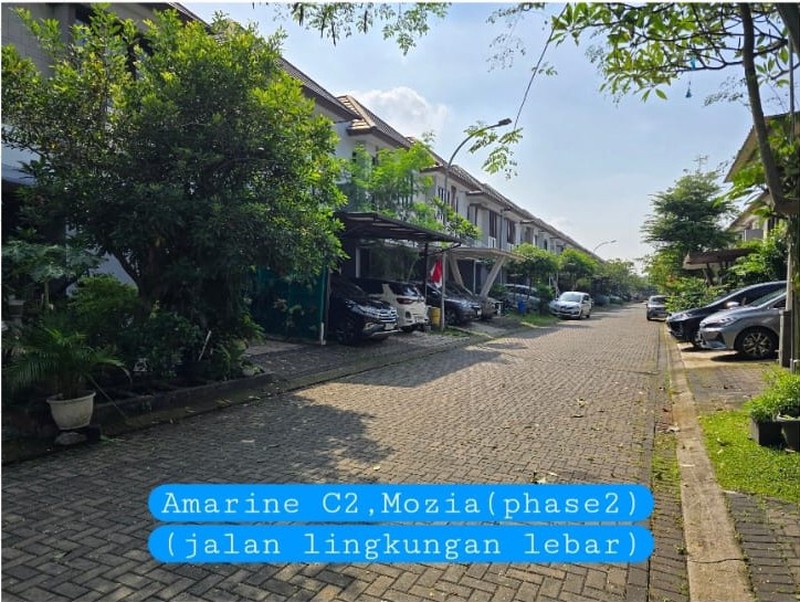 Rumah 2 lantai siap huni di The Mozia Cluster Amarine BSD City