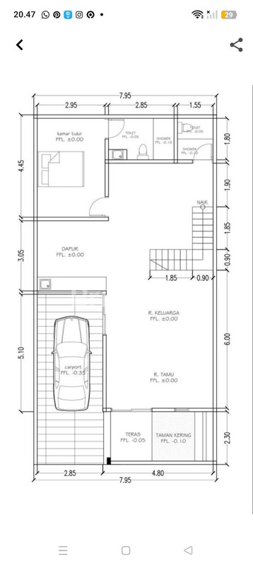 Dijual Rumah Baru Modern Minimalis Ngagel Wasana Surabaya  