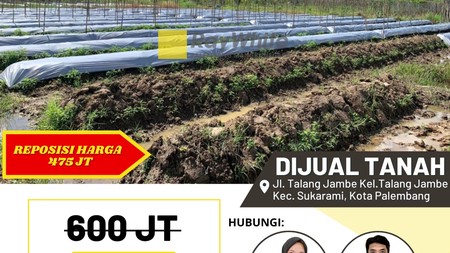 tanah jual murah palembang 