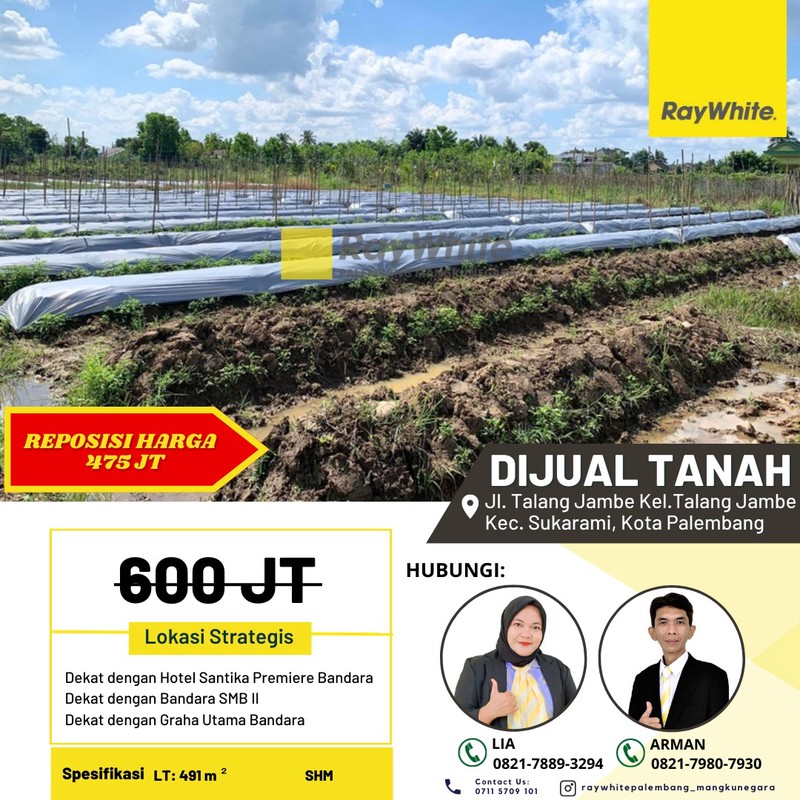 tanah jual murah palembang 
