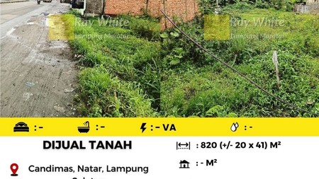 Dijual tanah pinggir jalan lintas sumatra