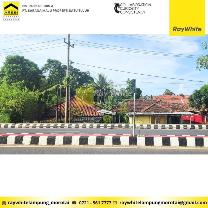 Dijual Tanah yang berlokasi di Rajabasa, Kota Bandar Lampung.