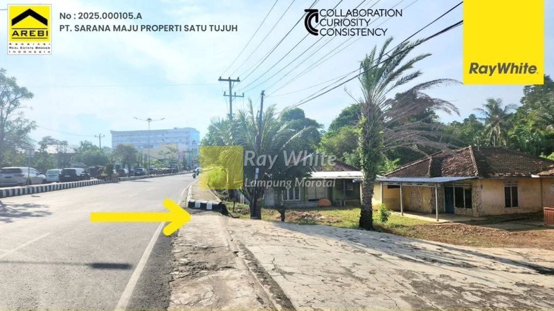 Dijual Tanah yang berlokasi di Rajabasa, Kota Bandar Lampung.