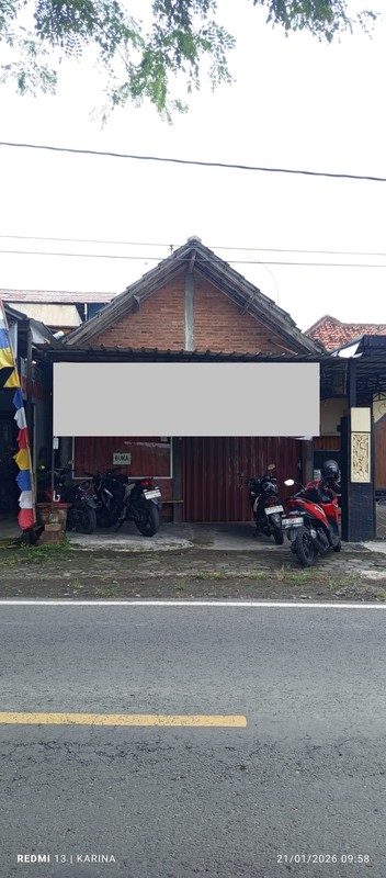 Tanah Bonus Bangunan Rumah Siap Huni Lokasi Ringinharjo - Bantul 
