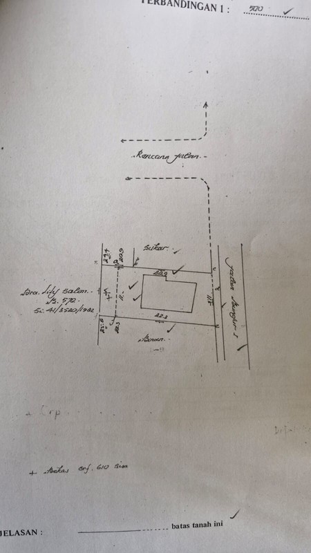 Dijual Rumah Lama Terawat Lokasi Strategis Cocok Usaha Di Jl. Bungur, Kebayoran Lama, Jakarta Selatan