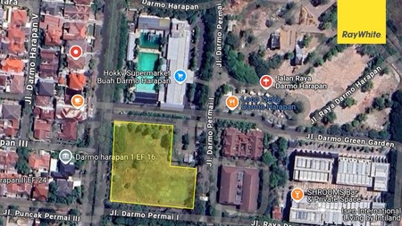  Tanah Disewakan Di Darmo Harapan Surabaya