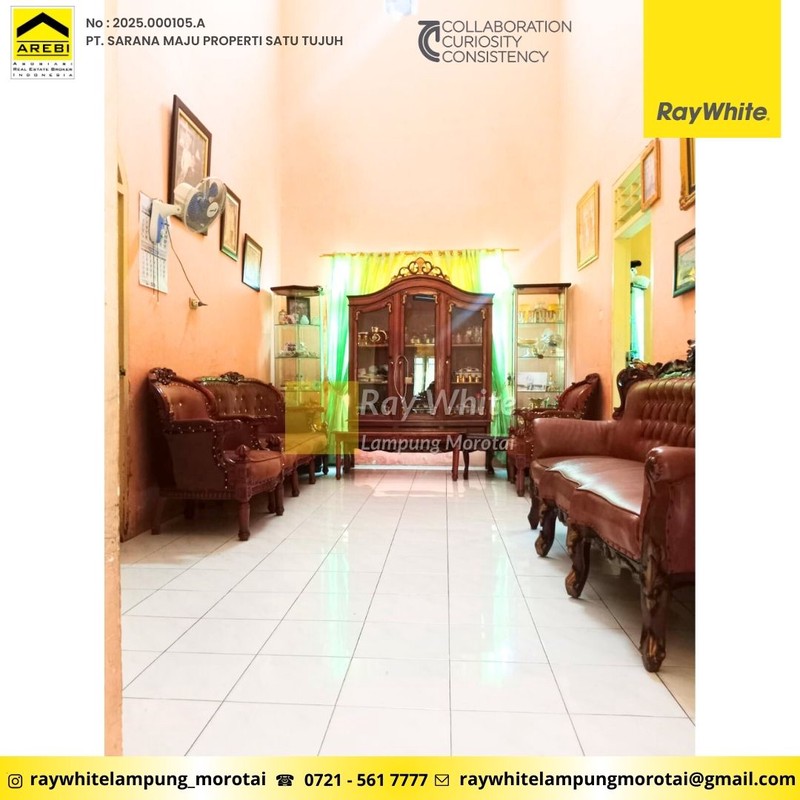 Rumah Pagar Alam Tanjung Karang Barat Cocok untuk Usaha Bandar Lampung