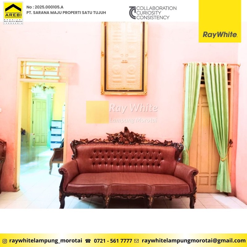 Rumah Pagar Alam Tanjung Karang Barat Cocok untuk Usaha Bandar Lampung