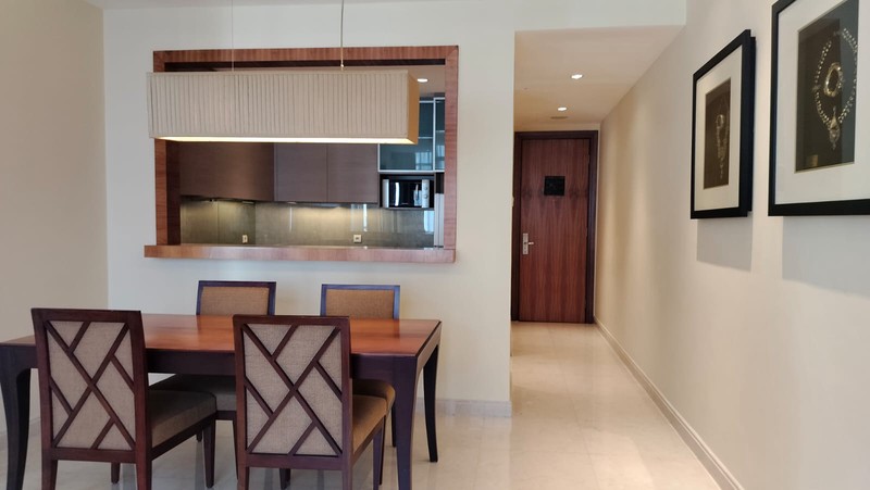 Apartemen Oakwood Mega Kuningan, prime location, 2 bedroom, dekat kedutaan besar China, 5 menit ke MRT station