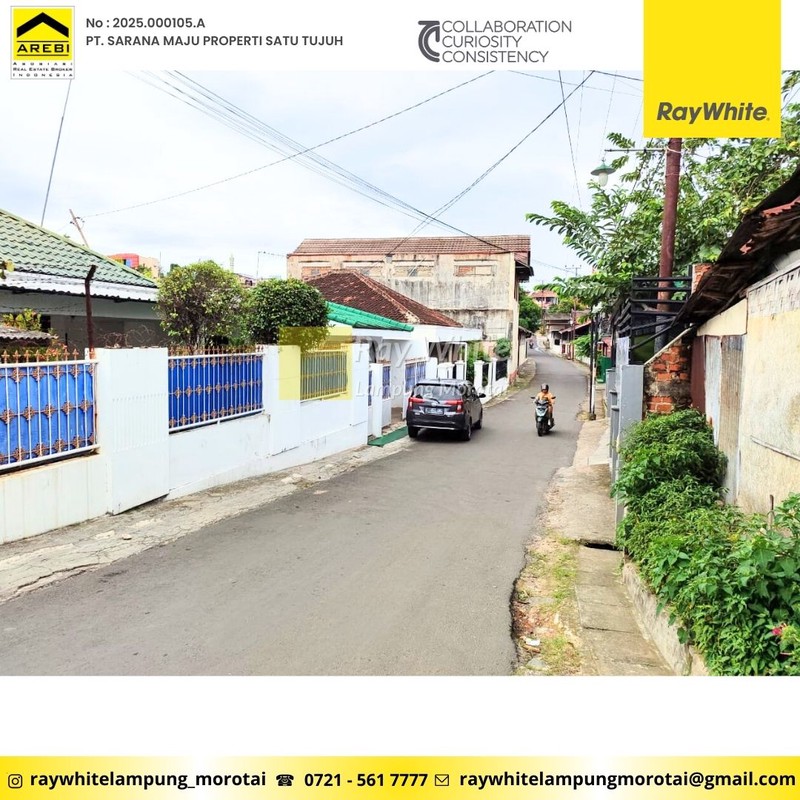 Rumah Tanah Luas Teluk Betung Utara