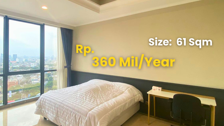 Premium 1-Bedroom Apartment at District 8 Senayan, Connected to ASHTA Mall