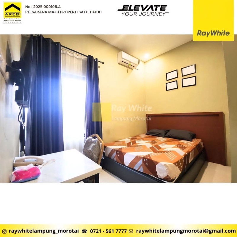 Dijual Hotel Yang berlokasi Di Tanjung Baru, Kedamaian, Bandar Lampung.