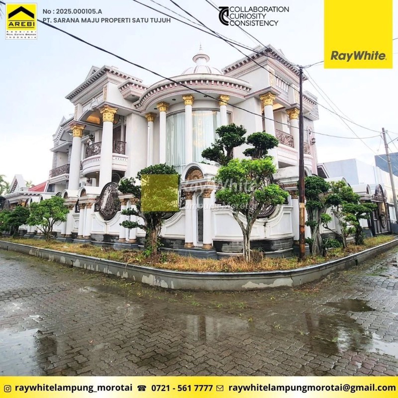 Dijual Rumah 2 Lantai berlokasi di Kedamaian, Kota Bandar Lampung.