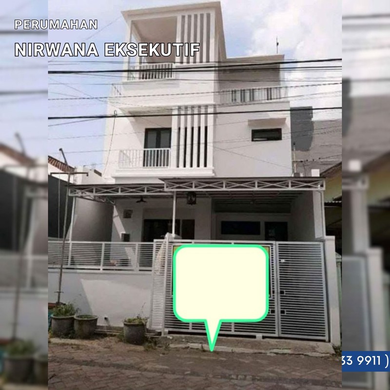 Rumah Surabaya di Perum Nirwana Eksekutif, Wonorejo Rungkut