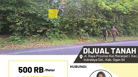 Jl. Raya Provinsi Kel. Meranjat I, Kec. Indralaya Sel., Kab. Ogan Ilir
