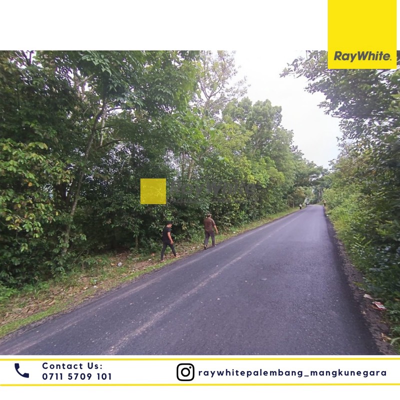 Disewakan Tanah di Jl. Raya Provinsi Kel. Meranjat I, Kec. Indralaya Sel., Kab. Ogan Ilir