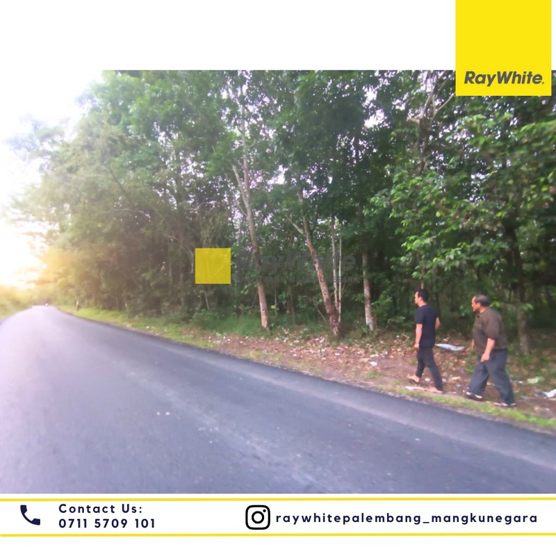 Disewakan Tanah di Jl. Raya Provinsi Kel. Meranjat I, Kec. Indralaya Sel., Kab. Ogan Ilir